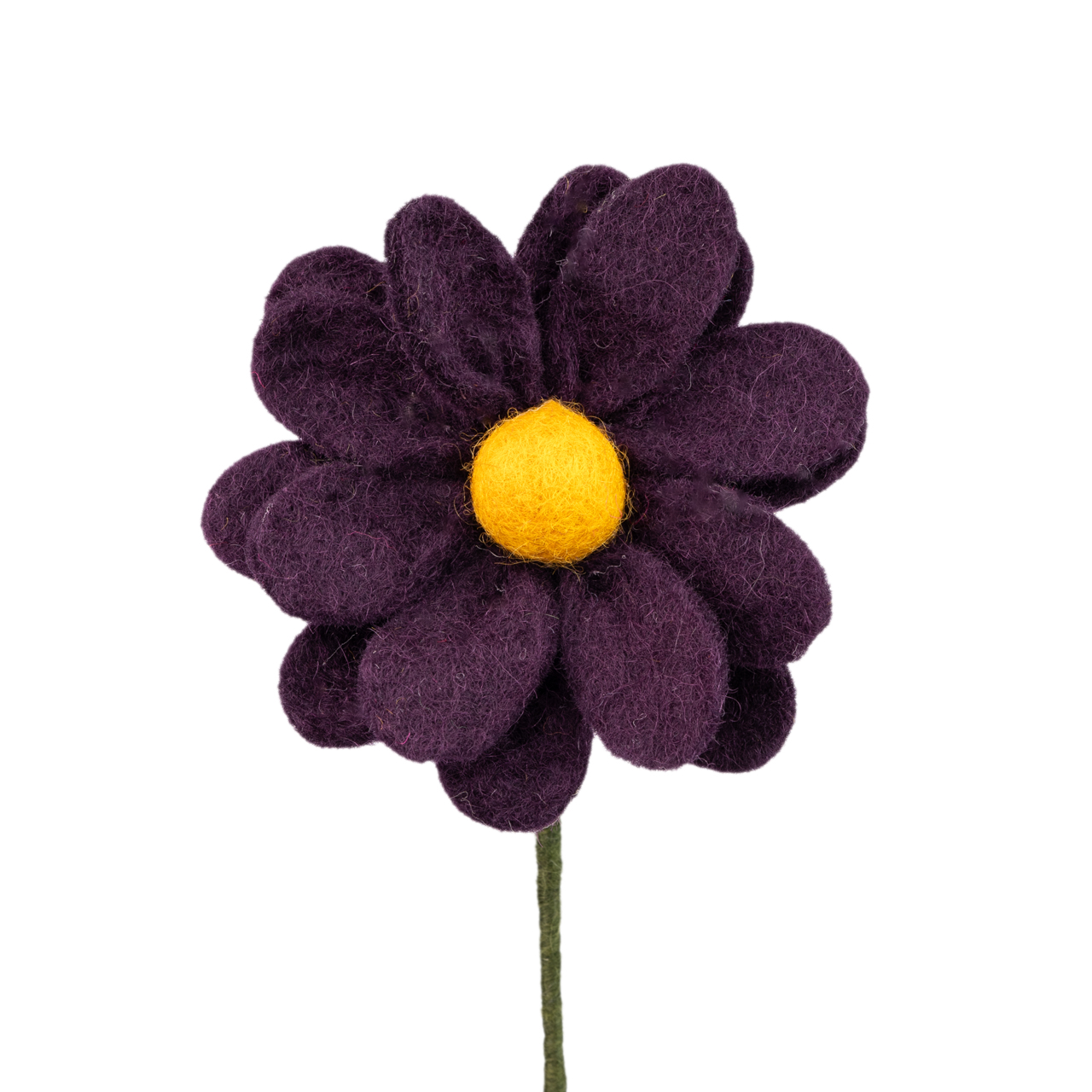 Filzblume – Faire handgefertigte Dekoration aus hochwertigem Wollfilz. Nachhaltige Blume als dekorativer Hingucker, ideal für Vase, Tisch oder Geschenkidee.