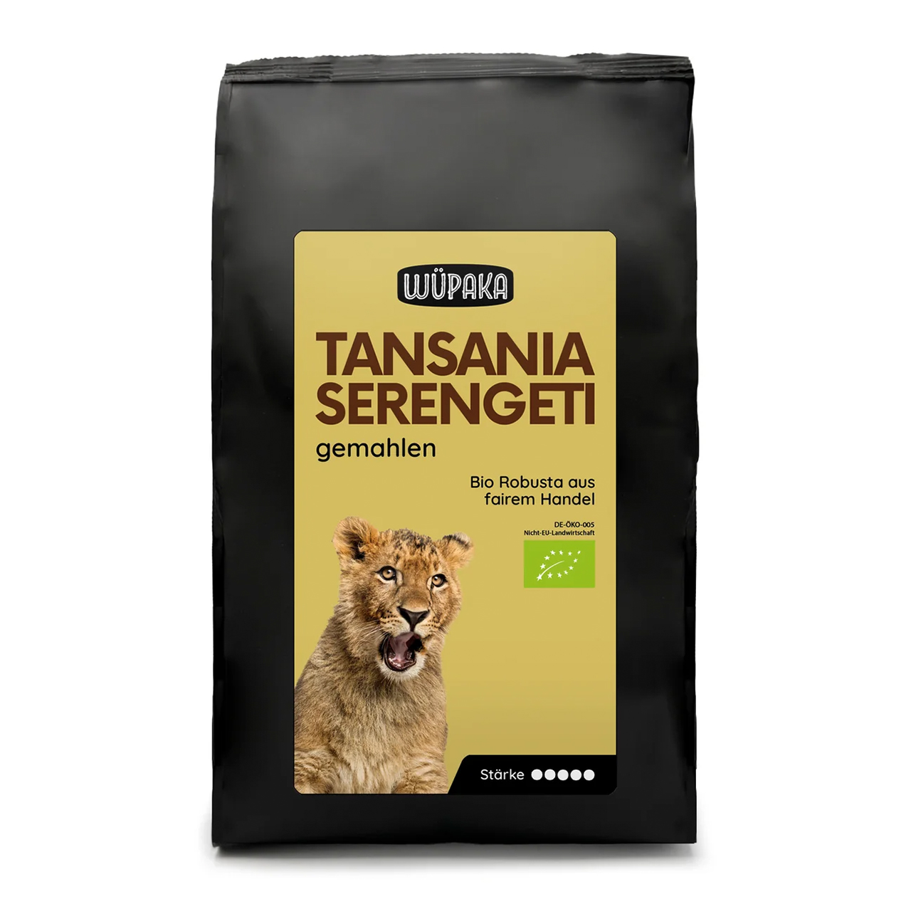 "Tansania Serengeti" Kaffee gemahlen