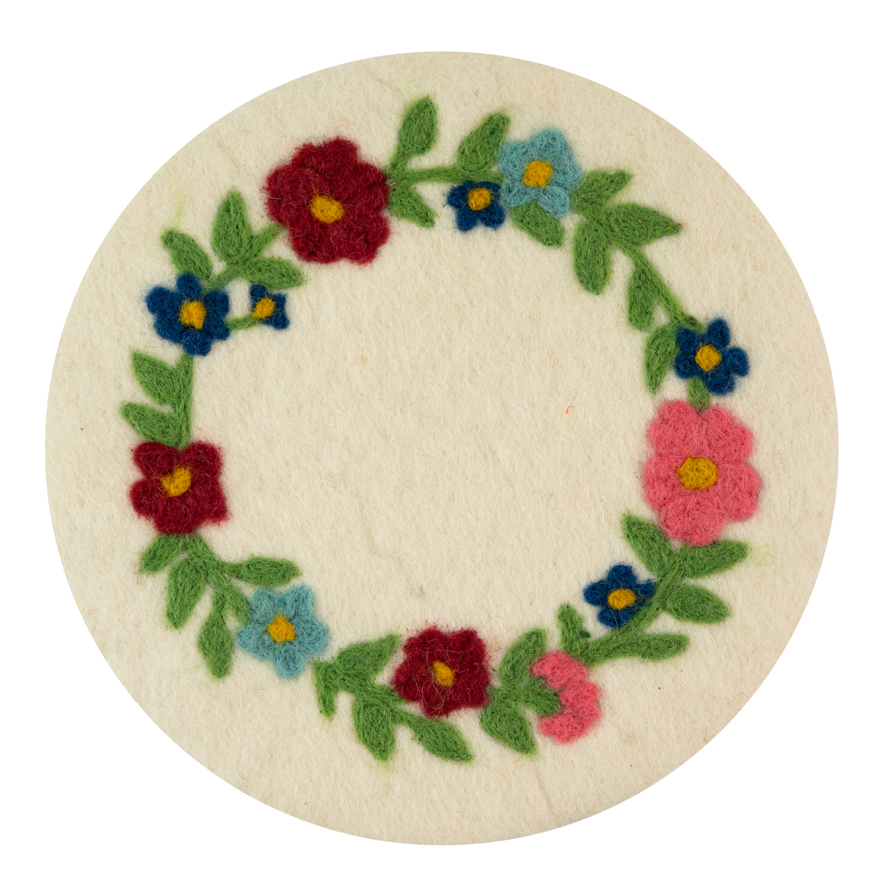 Topfuntersetzer Blumenkranz