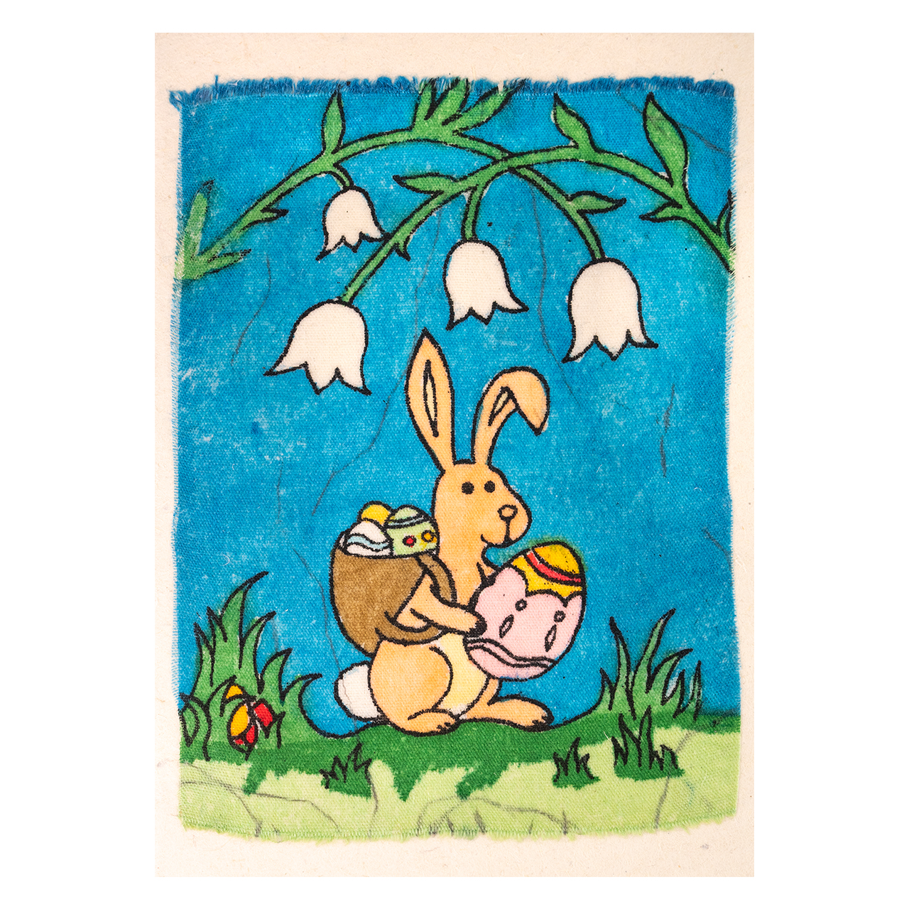Grußkarte mit Osterhase – fröhliches Motiv für die Osterzeit. Ideal zum Verschenken und für liebe Ostergrüße.