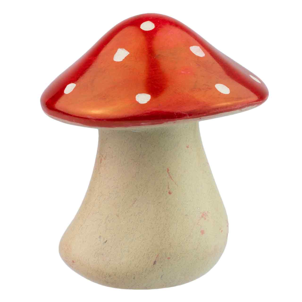 Fliegenpilz aus Speckstein – Handgefertigt und detailreich. Ein dekorativer Fliegenpilz aus Speckstein, der als charmante Figur in Ihrem Zuhause oder Garten Akzente setzt.