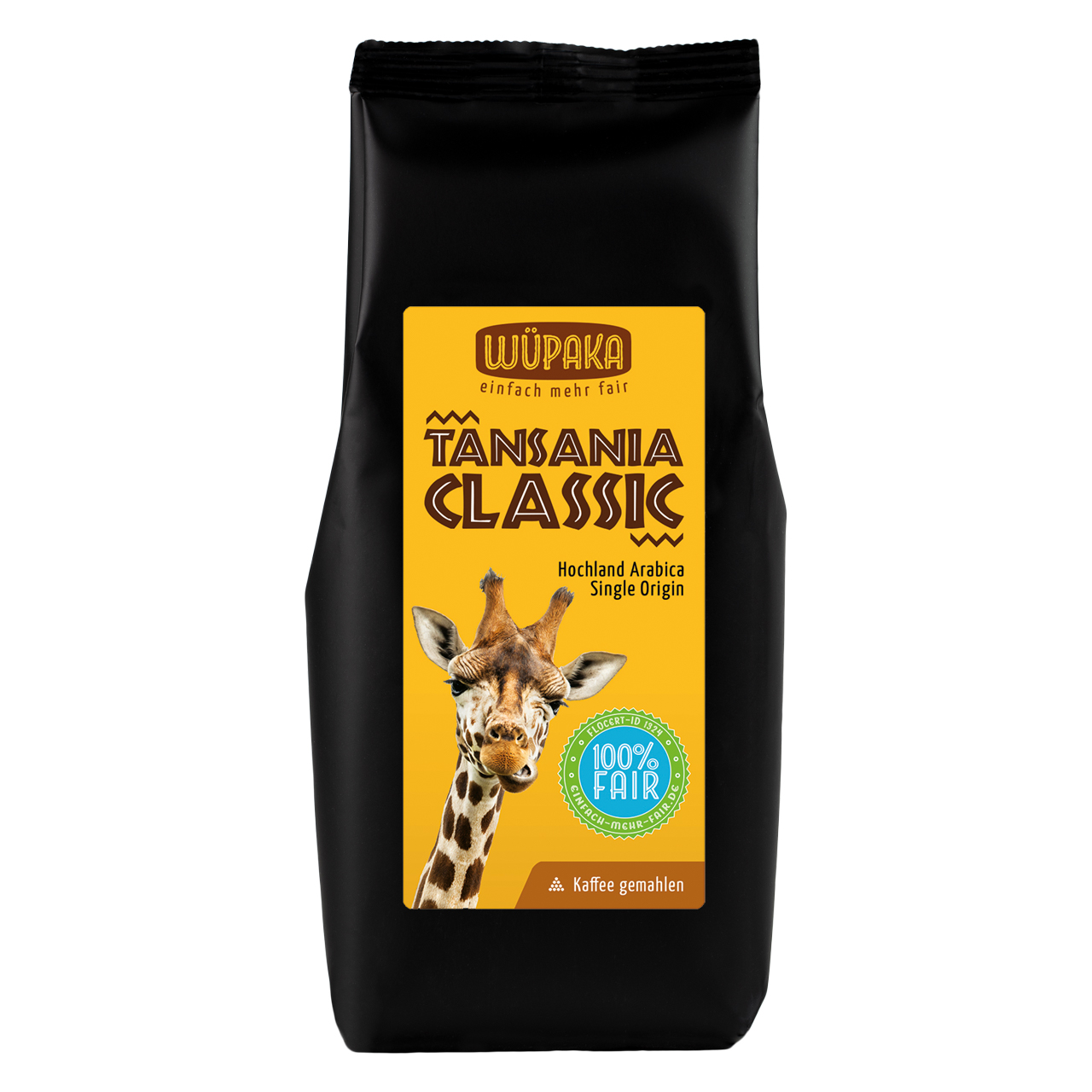 "Tansania Classic" Kaffee gemahlen