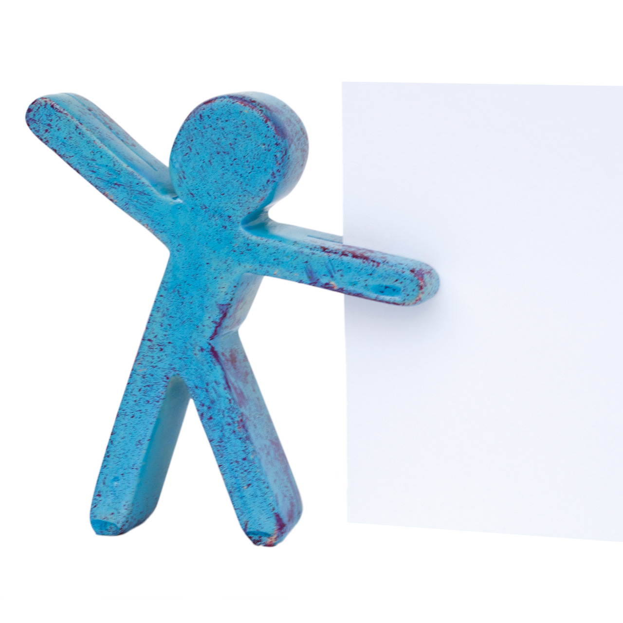 Handgefertigter Speckstein-Kartenhalter in Form einer Figur – stilvoll und funktional, ideal für das Halten von Karten, Fotos oder Notizen. Ein einzigartiges und dekoratives Accessoire für Ihr Zuhause oder Büro.