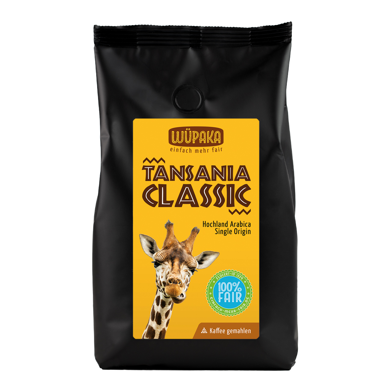 "Tansania Classic" Kaffee gemahlen