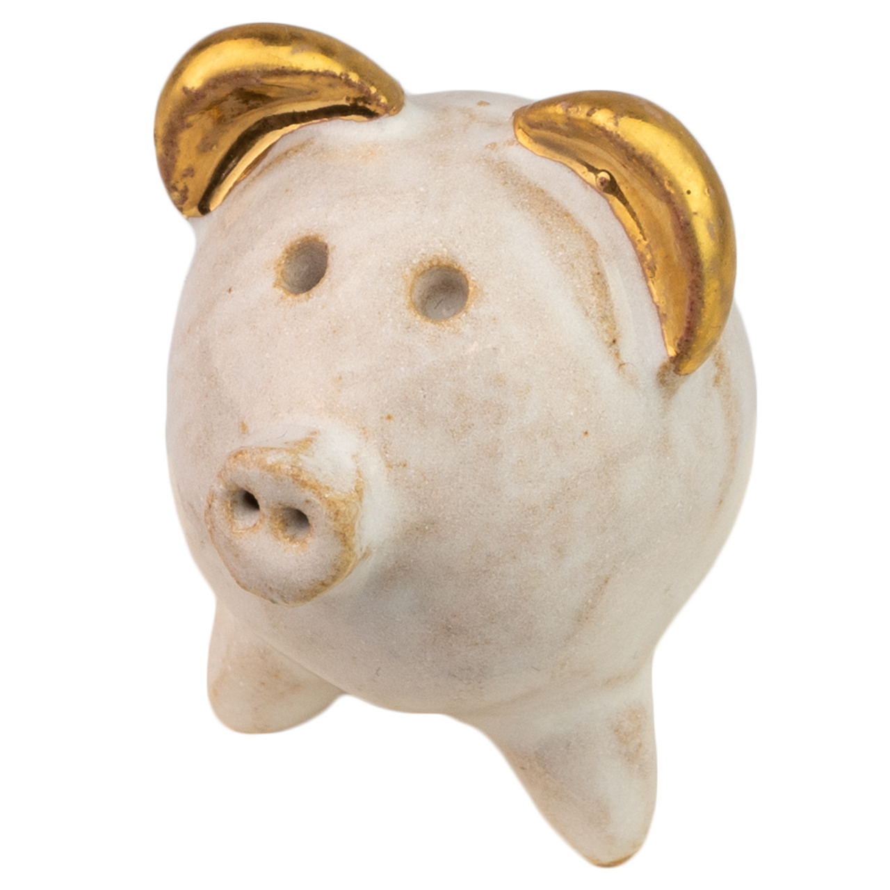 Handgefertigtes Glücksschwein aus Steingut – symbolisiert Wohlstand und Glück. Ein charmantes Dekorationsstück oder Geschenk aus hochwertigem Steingut.