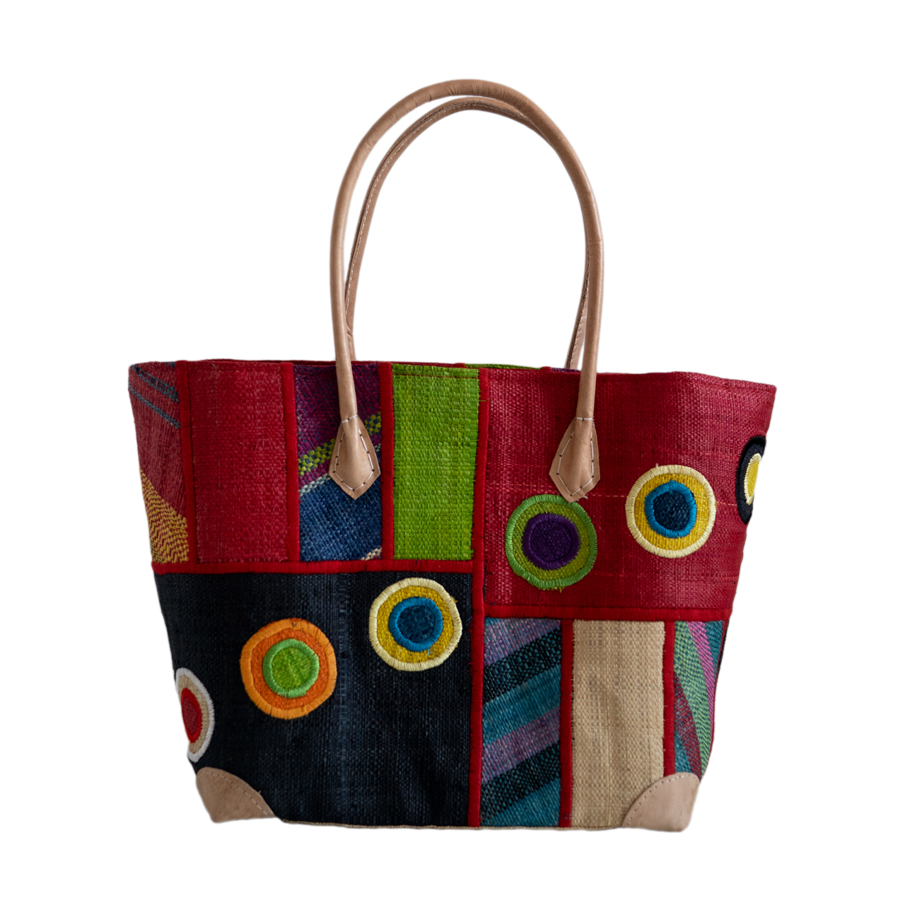 Einkaufstasche Kreise / Rechtecke