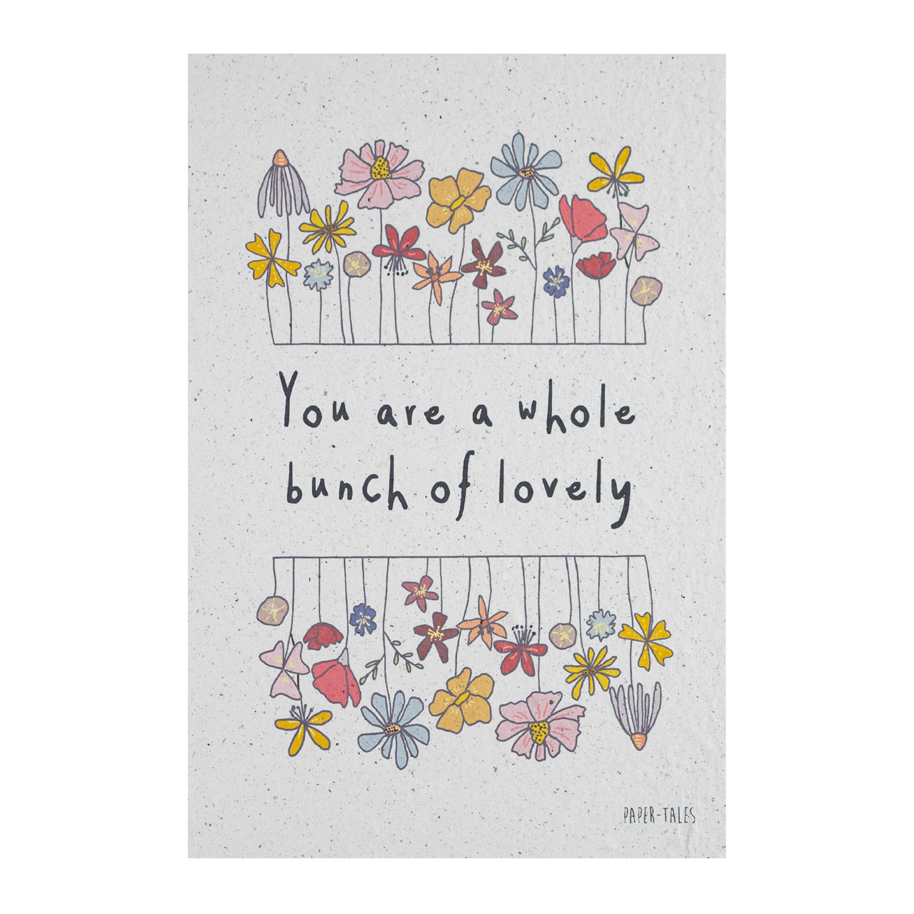 Grußkarte Samenpapier Blumengruß