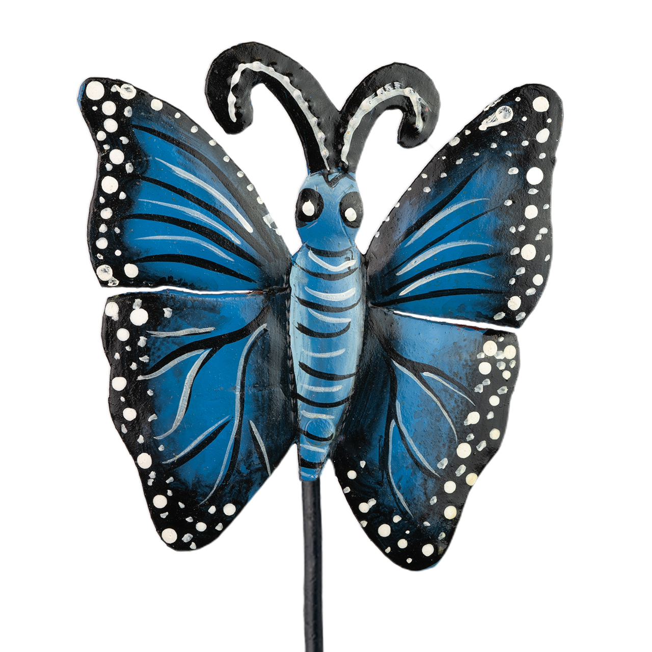 Gartenstecker Schmetterling – Dekorativer Metallstecker mit farbigem Schmetterlingsmotiv. Ideal für Blumenbeete, Pflanzkübel oder Balkonkästen.
