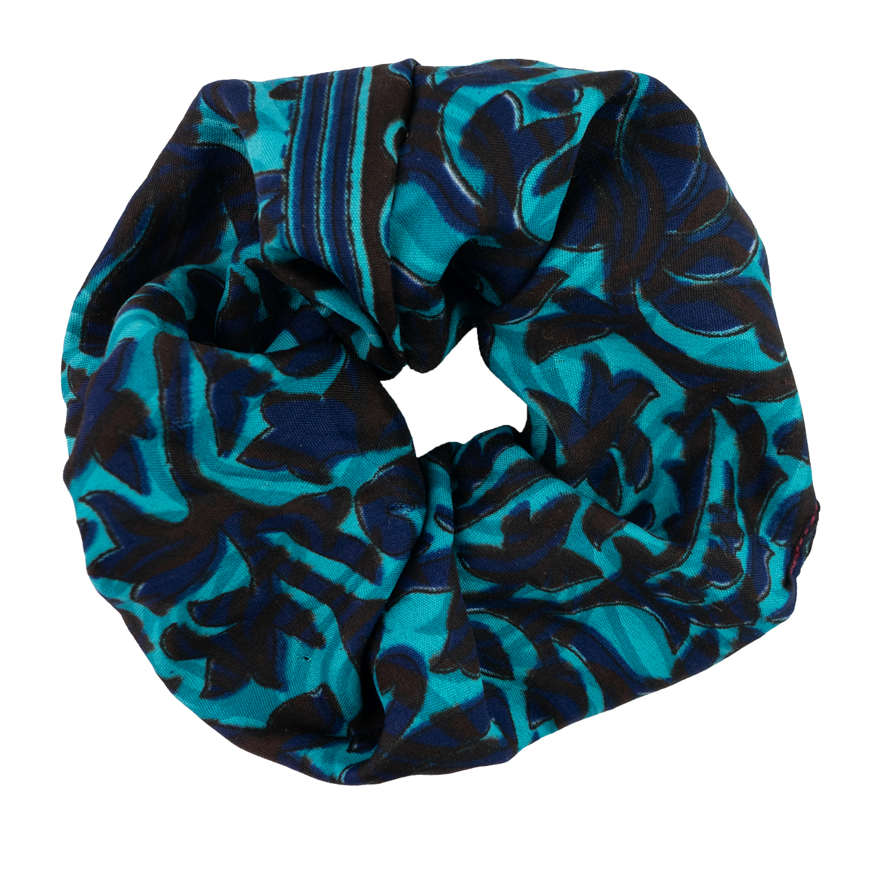 Scrunchie aus alten Sari-Stoffen – nachhaltig, farbenfroh und einzigartig. Handgefertigt aus recyceltem Sari-Stoff für einen umweltfreundlichen Look.