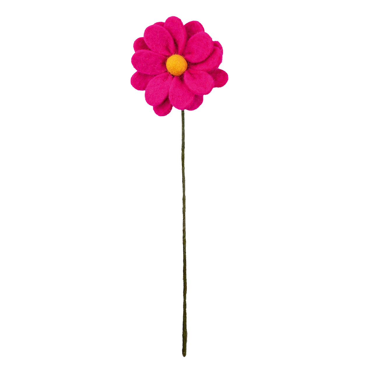 Filzblume – Faire handgefertigte Dekoration aus hochwertigem Wollfilz. Nachhaltige Blume als dekorativer Hingucker, ideal für Vase, Tisch oder Geschenkidee.