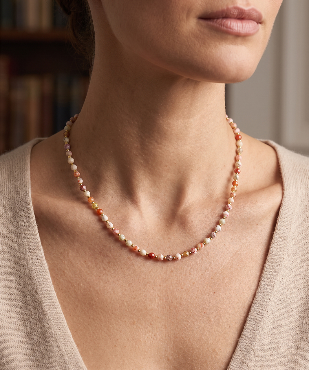 Kette "Hope Strand" Edelsteine