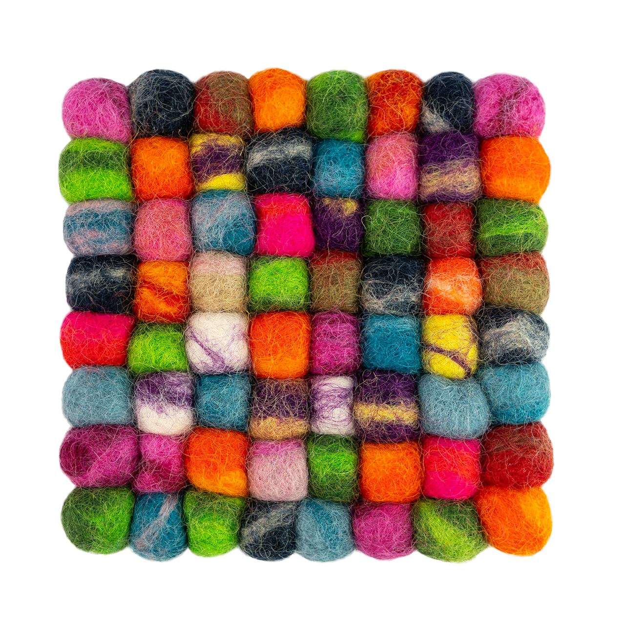 Tassenuntersetzer "tie dye" eckig
