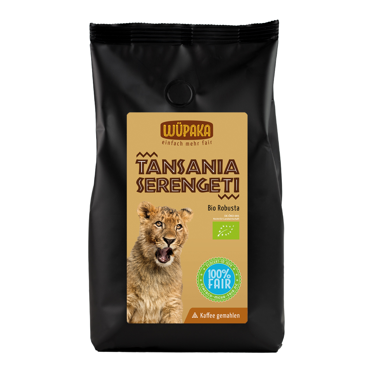 "Tansania Serengeti" Kaffee gemahlen