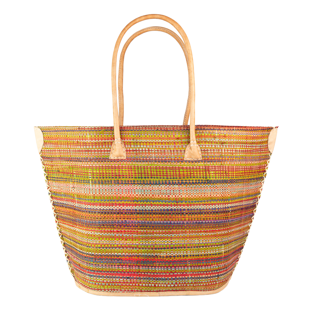 Einkaufstasche bunte Streifen