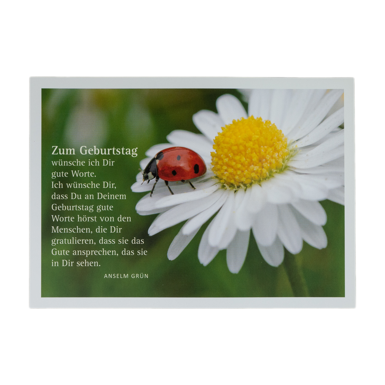 Glückwunschkarte mit Spruch P Anselm Grün