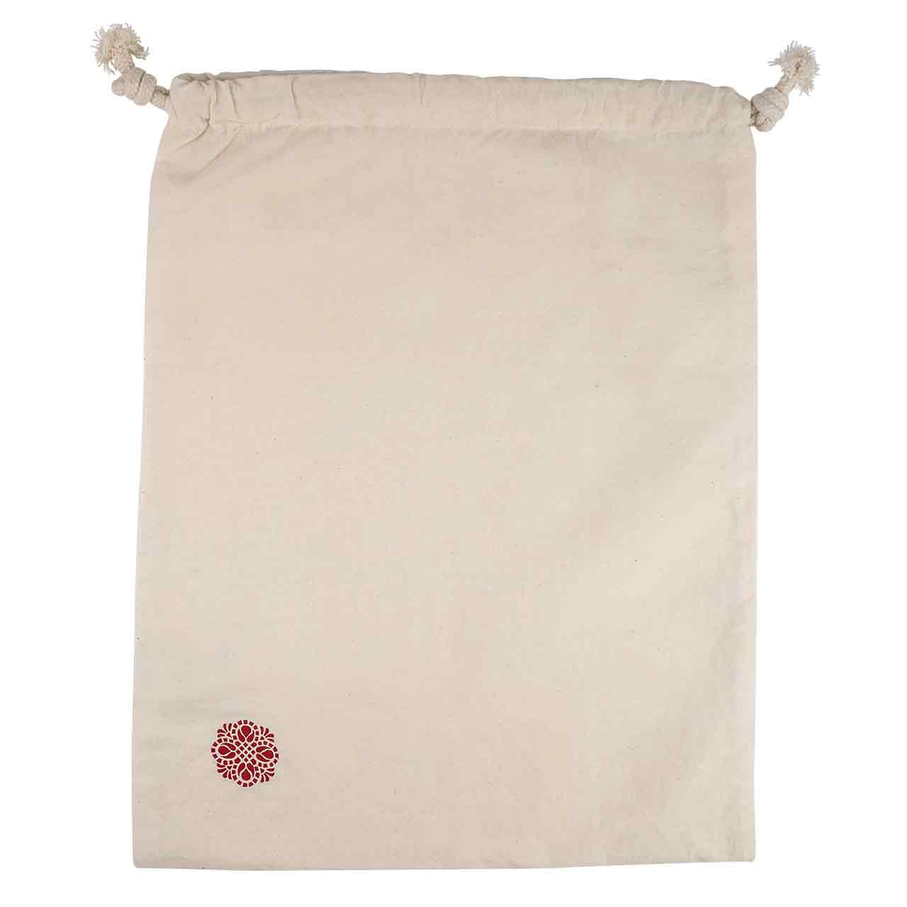 Brottasche aus Baumwolle – Nachhaltige Aufbewahrung für Brot & Brötchen. Wiederverwendbare Stofftasche aus reiner Baumwolle, ideal zur Aufbewahrung und für den Einkauf von Backwaren.