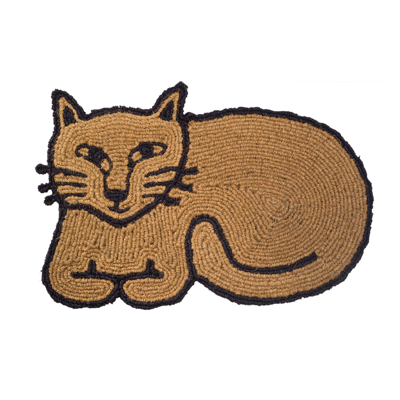 Dekorative Fußmatte mit Katzenmotiv – ideal für Tierliebhaber und als stilvoller Willkommensgruß im Eingangsbereich.