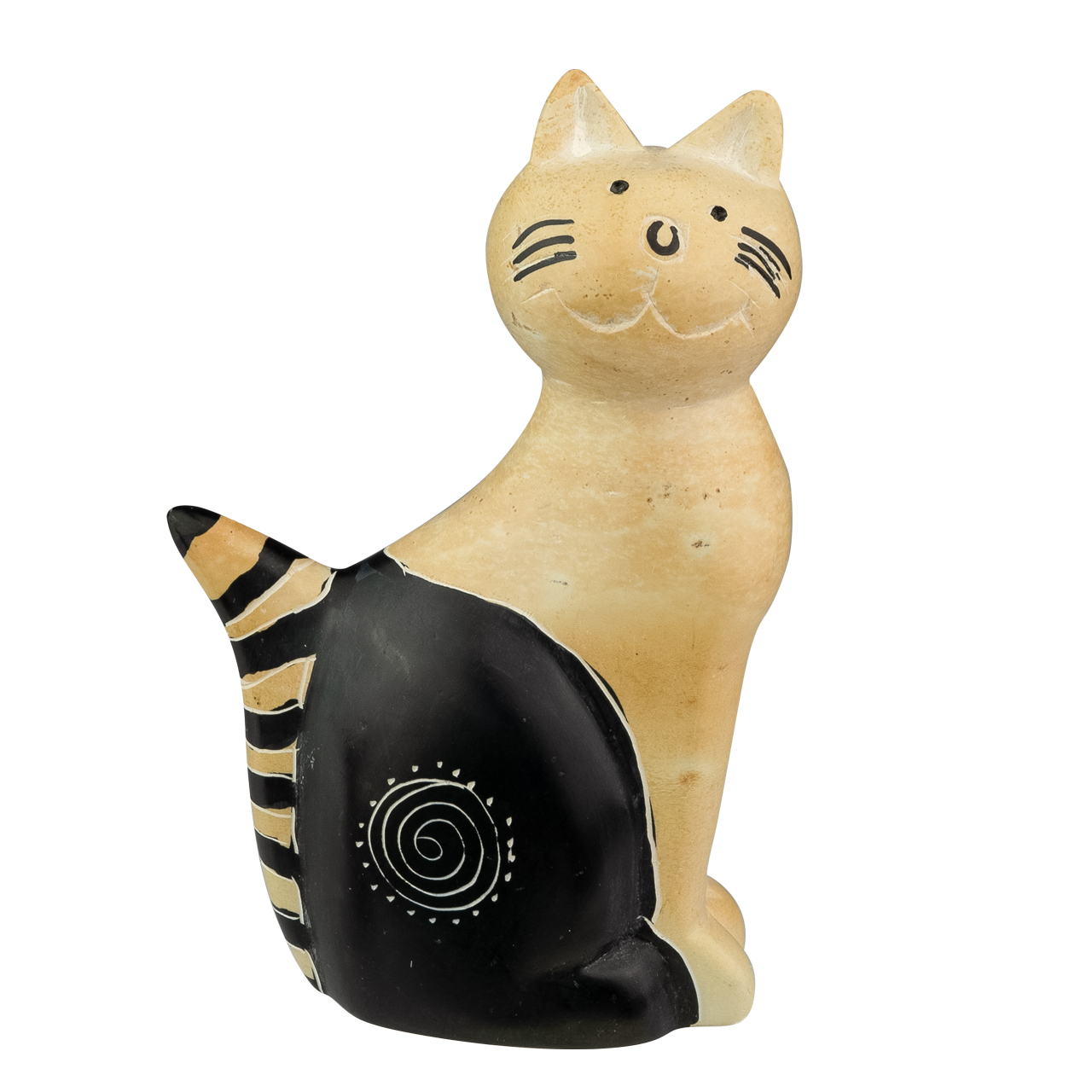 Katze Black aus Speckstein