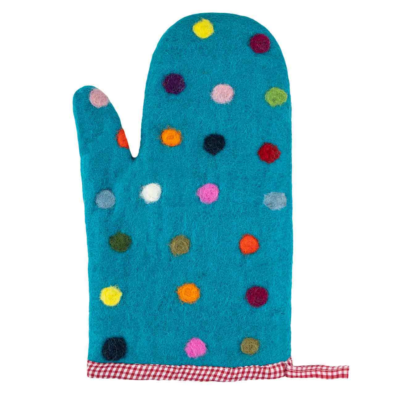 Topfhandschuhe aus Filz – handgefertigt, robust und hitzebeständig. Ideal zum Schutz vor heißen Töpfen und Pfannen, während sie gleichzeitig einen stilvollen Akzent in der Küche setzen.