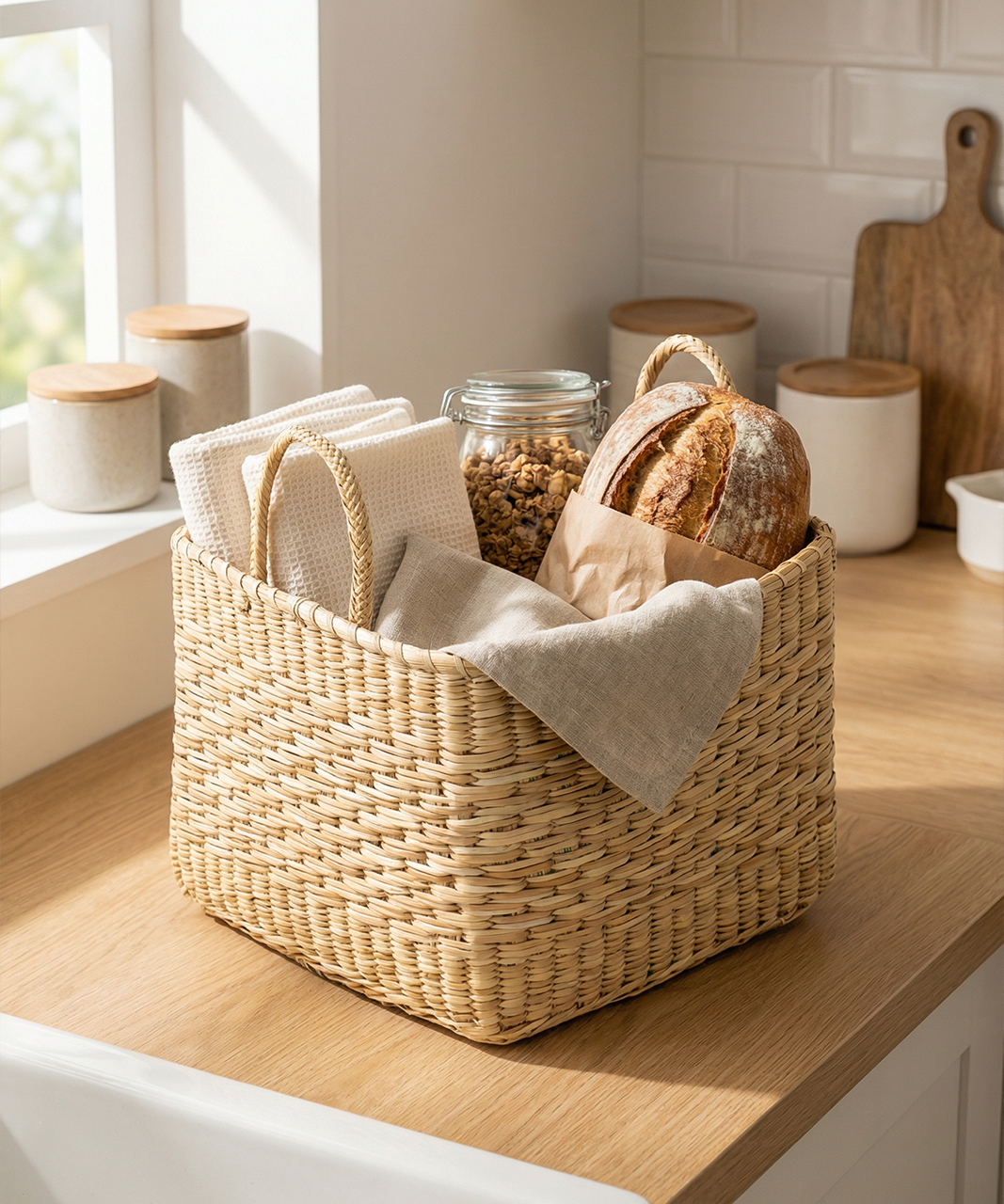 Aufbewahrungskorb eckig