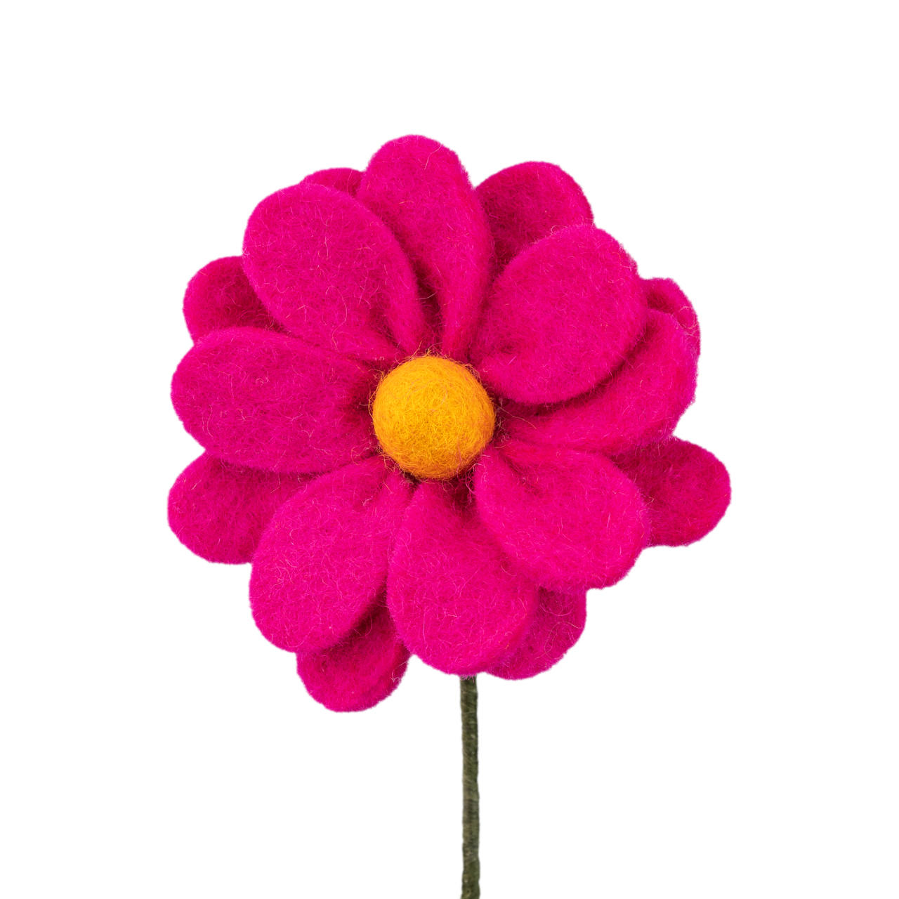 Filzblume – Faire handgefertigte Dekoration aus hochwertigem Wollfilz. Nachhaltige Blume als dekorativer Hingucker, ideal für Vase, Tisch oder Geschenkidee.