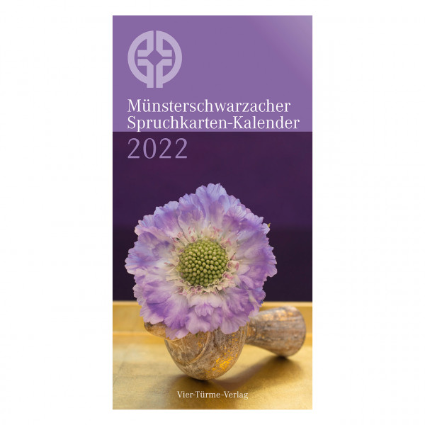 Münsterschwarzacher Spruchkarten-Kalender 2022