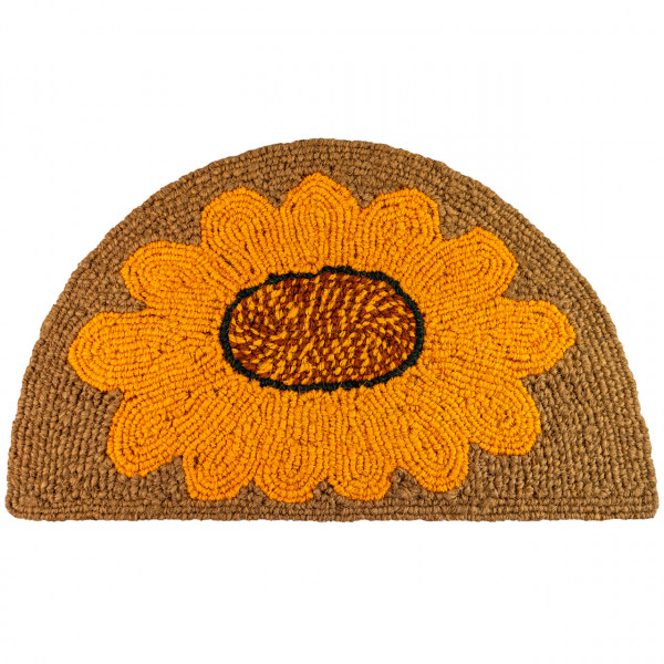 Fußmatte Halbmond Sonnenblume