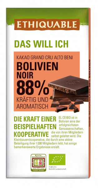 Zartbitter Schokolade 88 %