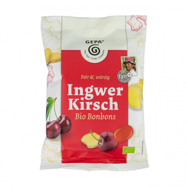 Ingwer Kirsch Bio Bonbons